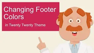 Footer colors and widgets in Twenty Twenty theme