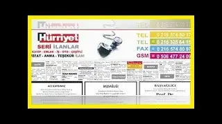 Hürriyet reklam servisi ilan servisi ile artık ilan vermek çok kolay