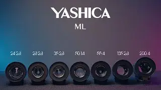 Yashica ML lens set Review and History.  Budget Cine lens kit.