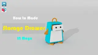 Autodesk Maya | How to Model a Children Storage Drawer.