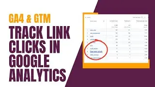 Track Link Clicks in Google Analytics (Via Events and GTM)