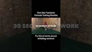 At home soccer dribbling drills, workout, and routine #soccertraining #soccerskills #soccerdrills