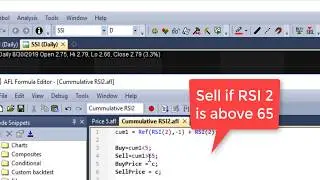 Coding Cumulative RSI indicator