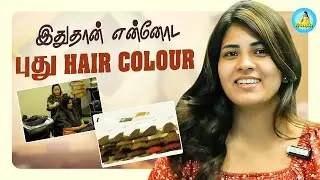 இதுதான் என்னோட புது Hair Colour🤩 | Manicure | Pedicure | VJ Deepika