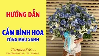Cách cắm bình hoa chúc mừng đẹp| How to arrange a beautiful congratulatory flower vase