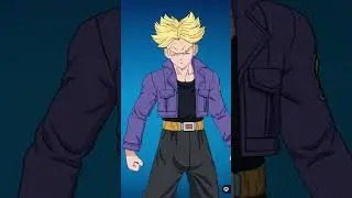 Trunks del Futuro en Fortnite X Dragon Ball Z #shorts