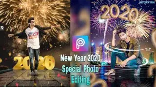 Happy New Year 2020 Photo Editing Tutorial // PicsArt New Year 2020 Special Photo Editing //