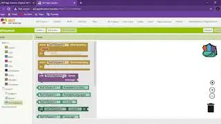 Text to speech converter with MIT app inventor.