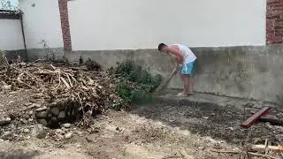 Второй день стройки