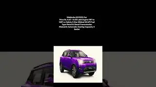 Mahindra Car Model and Price #mahindra #thar #xuv700 #scorpio #bolero #honda #suzuki #car