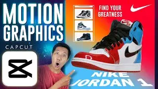 Nike Promotional Motion Graphics CapCut Tutorial | Create Stunning Brand Promos Easily