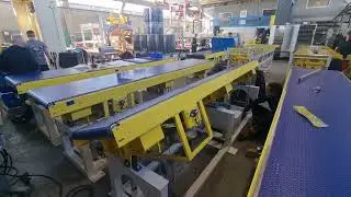 Конвеєри для лінії сортування пачок шпону