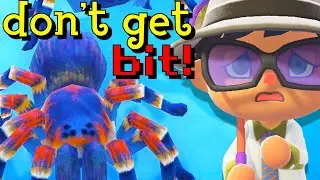 Tarantula Island Animal Crossing ... but we ONLY have 3 lives!