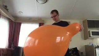 Tuftex 24 inch orange balloon blow to pop btp b2p tt24