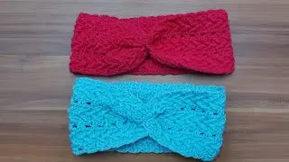 How to Crochet Larksfoot Twist Headband