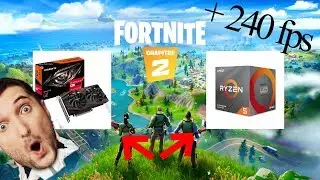 RX 590 AND RYZEN 5 3600 ON FORTNITE CAPTER 2 TEST LOW - EPIC