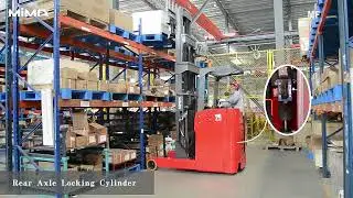 MF25 electric reach truck, MiMA retractable forklift.