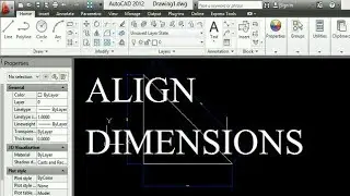 #Align Dimensions and use for best trick #Autocad #Align make incline #dimensions in AutoCAD#
