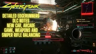 Cyberpunk 2077 - Edgerunners DLC Weapons with Locations, Arcade Game, Jacket and updated Patch Notes