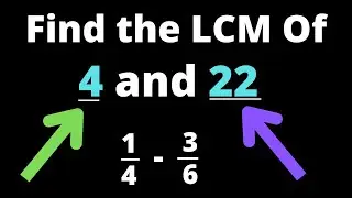 Finding LCM Of Numbers Easily.