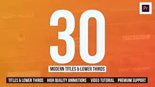 TOP 30 Text Animation Presets For Premiere Pro & After Effects 2020