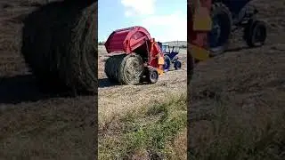 Пресс . Прессуем сено