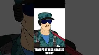 TF2 VS TFC: Classic Scout Art Process