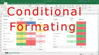 How to Make a Cell Turn a Color in a Formula in Excel | Conditional formating,Change cell fill color