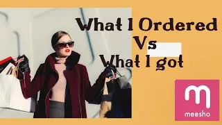 What I ordered vs What I got|Dress at 300/- Meesho haul #meeshoshopping