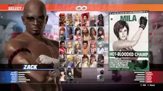 Zack VS Mila - Dead or Alive 6