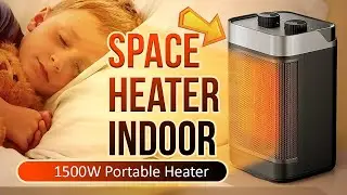 Space Heater Indoor - 1500W Portable Heater