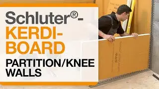 Schluter®-KERDI-BOARD: Partition/Knee Walls