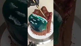 Whale Cake🐋 #cake#islandcake#seacake#торт#тортостров#декорторта