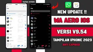 🈯WHATSAPP AERO IOS TERBARU 2023 !! WA AERO IOS V9.54 TERBARU 2023 | TAMPILAN IPHONE