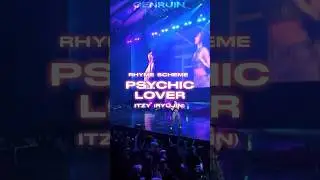 ITZY’s RYUJIN on PSYCHIC LOVER | Highlighted Rhyme Scheme