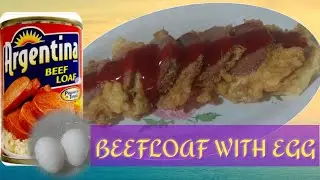 EASY COOKING RECIPE || BEEFLOAF WITH EGGS