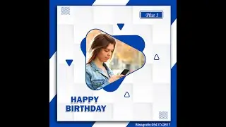 How to design your own birthday Flyers in photoshop | flyer design  | photoshop tutorials tips