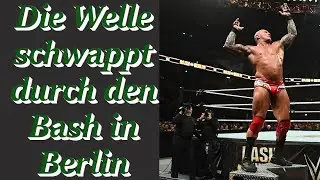 Die Welle schwappt durch den Bash in Berlin