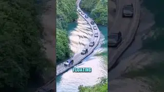 Incredible Floating Bridge Built Over a River in China