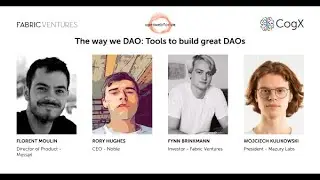 The way we DAO: Tools to build great DAOs