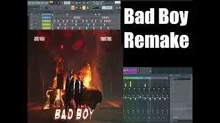 Juice WRLD feat Young Thug -- Bad Boy Instrumental Remake FL Studio Tutorial NO LOOPS (Free FLP)