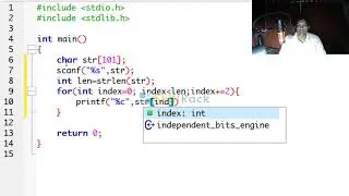 Print Alternate Characters - C Program