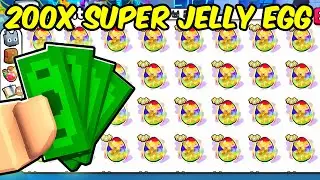 I Opened 200 Exclusive Super Jelly Eggs In Pet Simulator 99