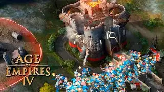 Age of Empires 4 - MASSIVE SURPRISE STRIKE ATTACK