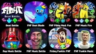 Beat Battle, FNF Beat Blade, FNF Pibby Mod, FNF Music Fire, Rap Music Battle, Beat Shooter