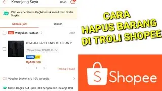 How to delete groceries in the latest shopee cart 2022
