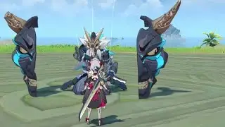 Genshin Impact - Maguu Kenki First Fight (Noelle only, DARK SOULS Music)