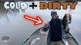 How to Bass Fish COLD & DIRTY Water! (Springtime!)