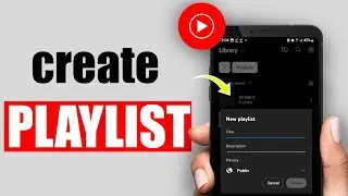 How To Create a Playlist On Youtube Music - FULL GUIDE