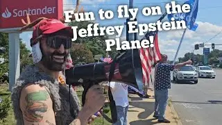 Fun to fly on the Jeffrey Epstein Plane! - Robby Roadsteamer